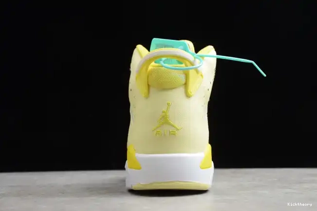 Kick Theory Yellow 6 Floral Dynamic Air Jordan 543390-800 Retro (GS) 0623